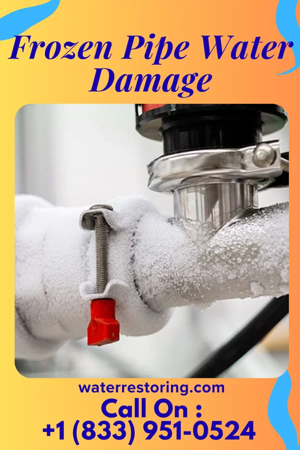 Frozen Pipe Water Damage in Blackwells Mills, NJ